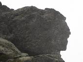 51 Profilo di volto nella roccia